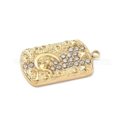 Подвески из нержавеющей стали 304 со стразами&nbsp;STAS-U054-04G