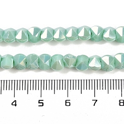 Стеклянные бусины с гальваническим покрытием &nbsp;EGLA-B009-05A-11