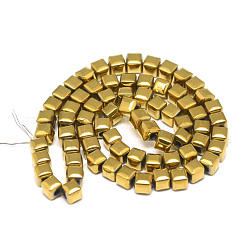 Гальванизировать немагнитных синтетический гематит бисер пряди&nbsp;G-T061-35C