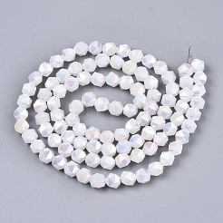 Стеклянные бусины с гальваническим покрытием &nbsp;EGLA-T019-07C