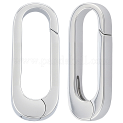 2 шт. 925 кольца-пружинки из стерлингового серебра&nbsp;STER-SC0001-58