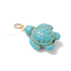 Подвески из окрашенной синтетической бирюзы&nbsp;PALLOY-JF05075-01