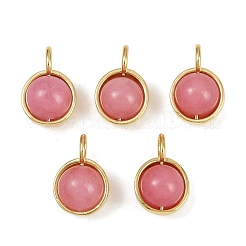 Подвески в форме сердца из натурального окрашенного агата&nbsp;KK-A257-20G-02