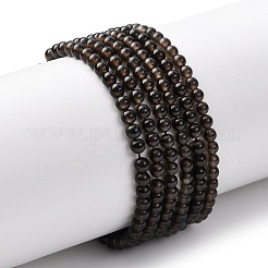 Природный дымчатый кварц нитей бисера&nbsp;G-Z116-A03-3mm