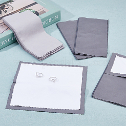 8шт 2-х цветная 4-х слойная салфетка для полировки серебра&nbsp;AJEW-DC0001-49