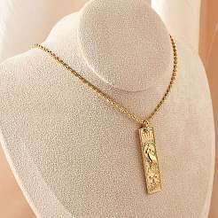 Ожерелья с подвеской в виде созвездия из нержавеющей стали 304 с прозрачным кубическим цирконием для женщин и мужчин&nbsp;LS-NJEW-S435-01G-A