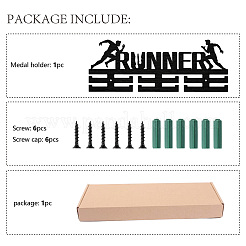 Вешалка для медалей из модного дерева&nbsp;ODIS-WH0041-121