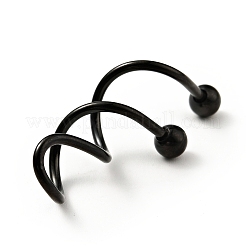 Спиральная штанга из нержавеющей стали 316&nbsp;LS-AJEW-G042-02EB