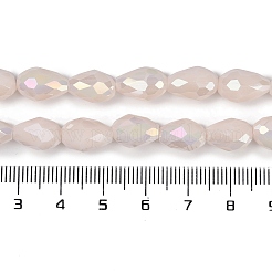 Непрозрачные однотонные гальванические стеклянные бусины&nbsp;EGLA-N013-P6mm-B08