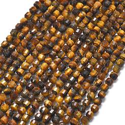 Природных тигровый глаз бисер нитей&nbsp;G-A260-A48-01