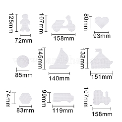 АЬс пластиковые pegboards PH-DIY-P001-04