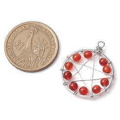 Подвески из бусин из медной проволоки&nbsp;PALLOY-JF02804