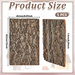 Украшение из коры дерева&nbsp;AJEW-WH0696-280