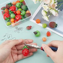 Подвески из смолы в стиле 32 шт.&nbsp;RESI-GA0001-09