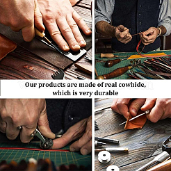 Подставки для мышей из коровьей кожи&nbsp;AJEW-WH20070-137