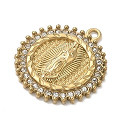 Подвески из нержавеющей стали 304 и страз&nbsp;STAS-G371-09G-01G