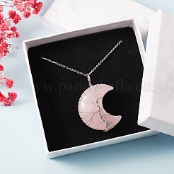 6шт 6 стиля натуральных и синтетических драгоценных камней Древо жизни обернутые проволокой подвески&nbsp;G-SZ0001-66