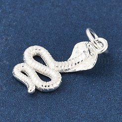 925 подвеска в виде змеи из стерлингового серебра с соединительными кольцами&nbsp;STER-R013-12S
