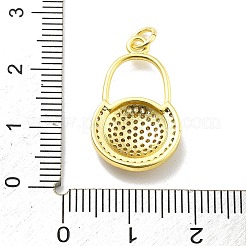 Стойки обшивки латунь микро проложить Циркон подвеску&nbsp;KK-D359-08G