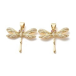 Экологически чистые латунные прозрачные подвески из кубического циркония с микропаве&nbsp;KK-G405-01G-RS