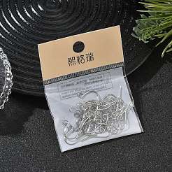 Латунные французские крючки с петлей&nbsp;XGR0002P-02P