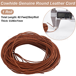 25 м коровьей кожаный шнур WL-GF0001-24C-03