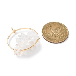 Природного кварца хрустальных подвесок&nbsp;PALLOY-JF02403-01