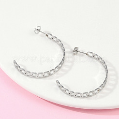 Серьги-гвоздики из нержавеющей стали 304&nbsp;EJEW-Z089-12P