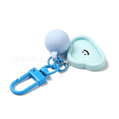 Акриловый кулон-брелок с мультяшным улыбающимся лицом&nbsp;LS-KEYC-D017-01C