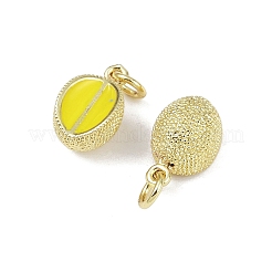 Латунь эмаль подвески&nbsp;KK-H072-18G-08