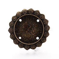 Основание-кольцо из сплава и железа с вращающимся подносом&nbsp;MAK-T012-13AB