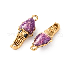 Подвески из нержавеющей стали 304 с эмалью&nbsp;STAS-K303-06G-02