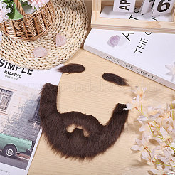 Искусственные брови и усы из ткани&nbsp;DIY-WH0591-240B