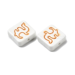 Фарфоровые бусины ручной работы&nbsp;PORC-Z004-02C