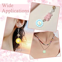 10 шт. подвески из непрозрачной смолы в виде подсолнуха&nbsp;RESI-YW0005-09