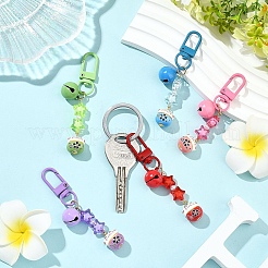 5 шт. подвесных украшений из фарфора&nbsp;HJEW-YW00310