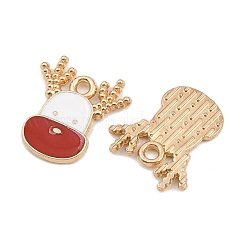 Новогодняя тема сплава эмали подвески&nbsp;FIND-I065-02H-KCG