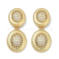 Серьги-гвоздики из циркония&nbsp;EJEW-H154-10B-G