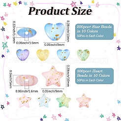 1000 шт. 20 стиля матовых акриловых подвесок&nbsp;OACR-PA0001-06