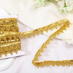 14~15 ярд блестящих полиэстеровых лент с изнаночной вязкой&nbsp;SRIB-GL0001-01