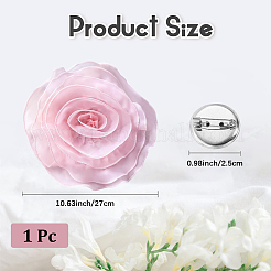 1 шт. броши-цветы из полиэстера&nbsp;JEWB-CN0001-08C