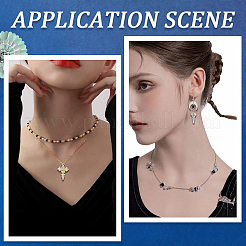 20шт 2 цвета сплав с подвесками со стразами&nbsp;FIND-SC0009-94