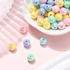 200 шт. Непрозрачные акриловые бусины&nbsp;MACR-FP0001-17B