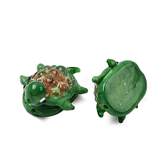 Бусины ручной работы бусины золотого песка&nbsp;LAMP-K044-01B