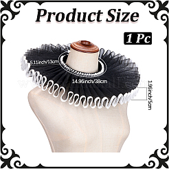 Съемный женский фальшивый воротник из марли&nbsp;AJEW-WH20042-91A