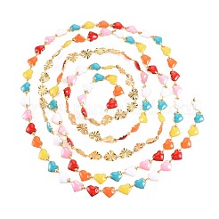 Ионное покрытие (ip) 304 нержавеющая сталь сердцевидные цепи&nbsp;STAS-N092-126