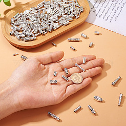 Сплавочные овальные бусины тибетского стиля &nbsp;TIBEB-TA0001-18AS