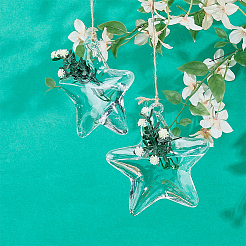 Стеклянные подвесные гидропонные вазы&nbsp;AJEW-WH0752-086B