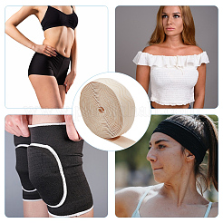 5 ярд полиэстеровых нескользящих эластичных лент&nbsp;SRIB-GF0001-62A