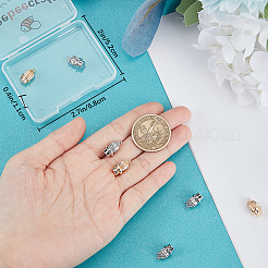 10шт 2 цвета латунные подвески&nbsp;KK-BBC0011-09